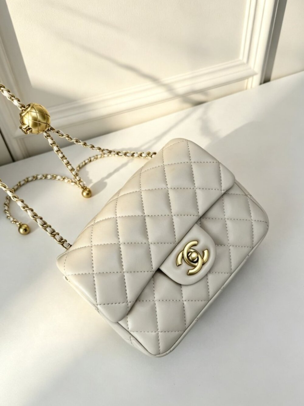 ✨Chanel White Bag